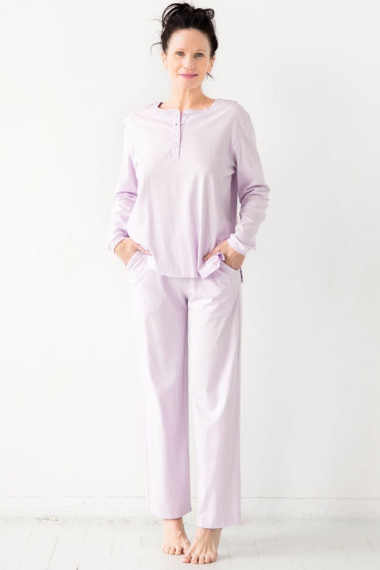 Straight Leg Pants in Pima Cotton in - PANTS photo