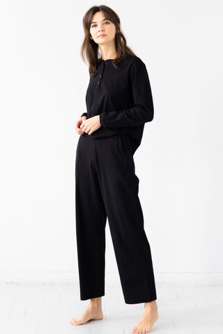 Straight Leg Pants in Pima Cotton in - PANTS photo
