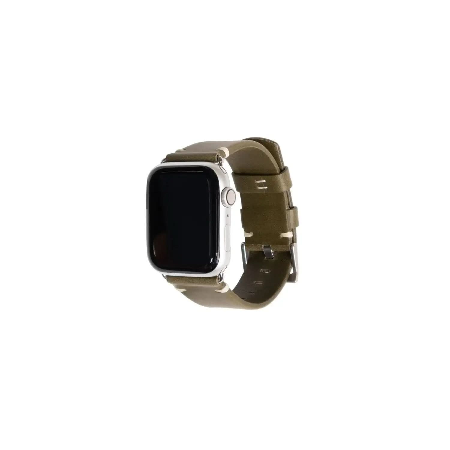 The Watch Band | Andar in 40 41 42mm Silver Moss - Goods photo