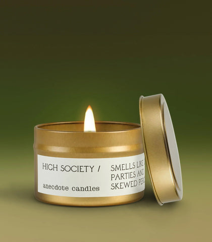 High Society in Travel Tin - candles photo