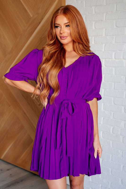 Hold And Squeeze Me Pleated Dress in - Dresses photo