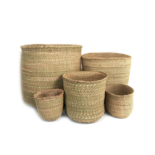 Handwoven Natural Iringa Baskets | Tanzania -