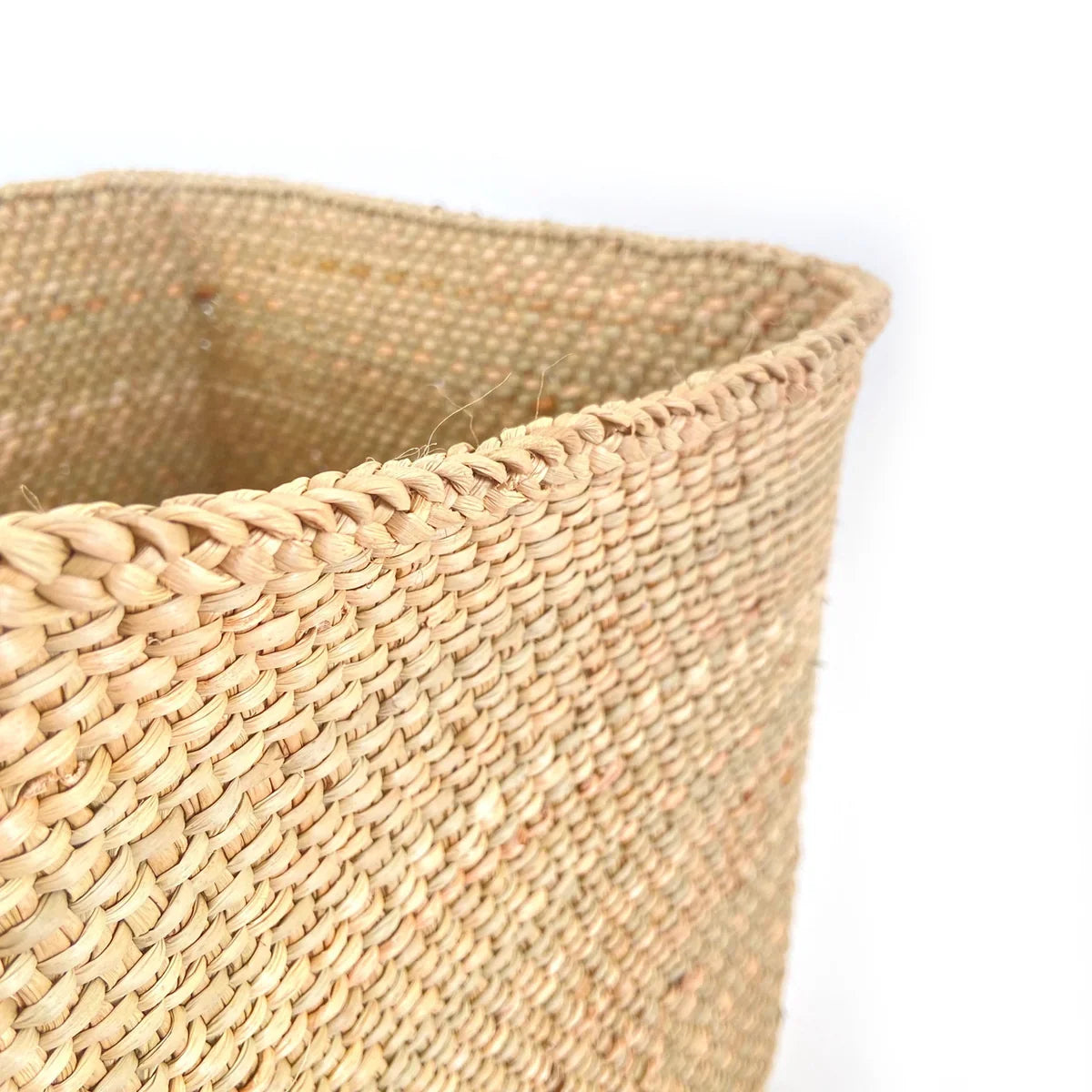 Handwoven Square Iringa Baskets | Natural | Tanzania