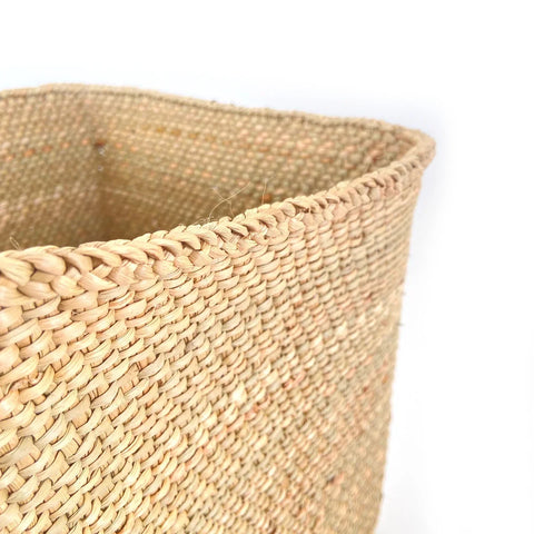 Handwoven Square Iringa Baskets | Natural | Tanzania