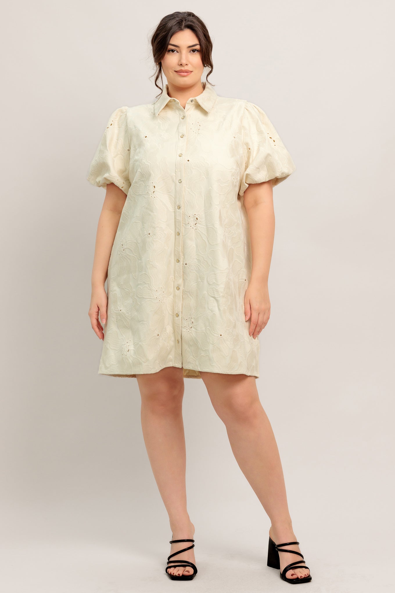 BREATHABLE WEAVE WOVEN MINI DRESS in - DRESSES photo