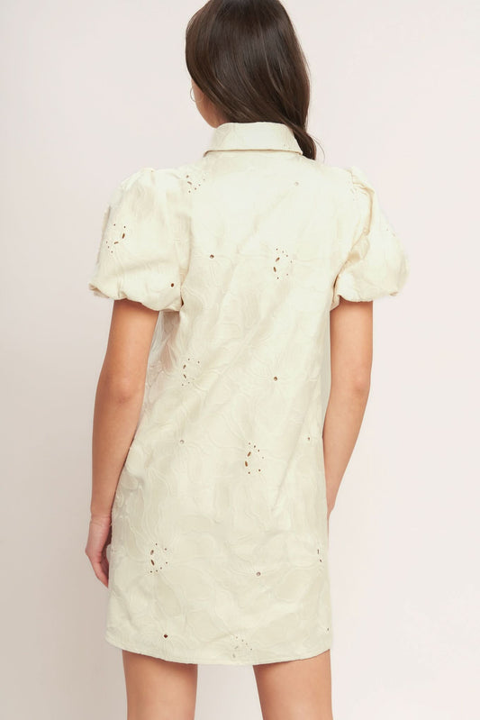 BREATHABLE WEAVE WOVEN MINI DRESS in - DRESSES photo