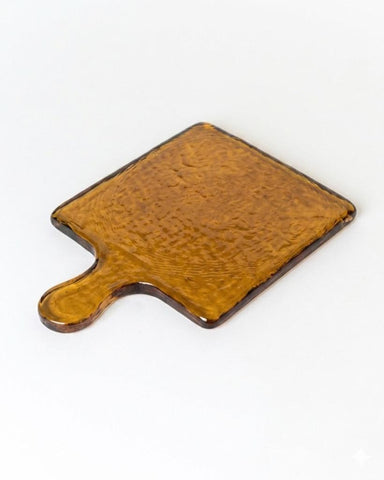 Hammered Glass Square Serving Boards
