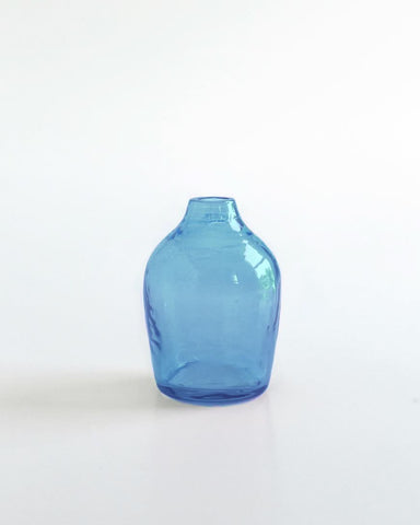 Haley Handblown Hammered Bud Vase