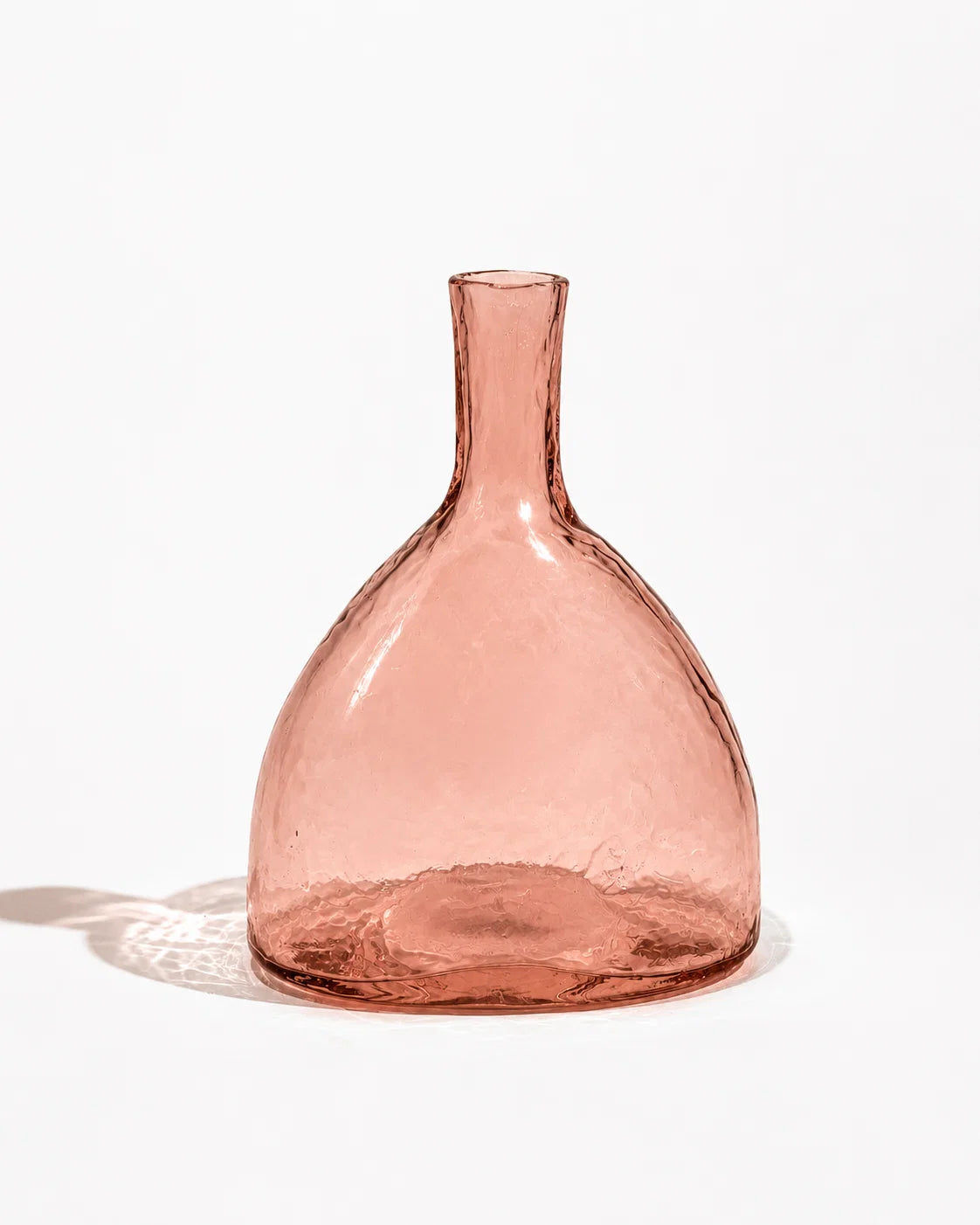 Hearth Handblown Hammered Bud Vase