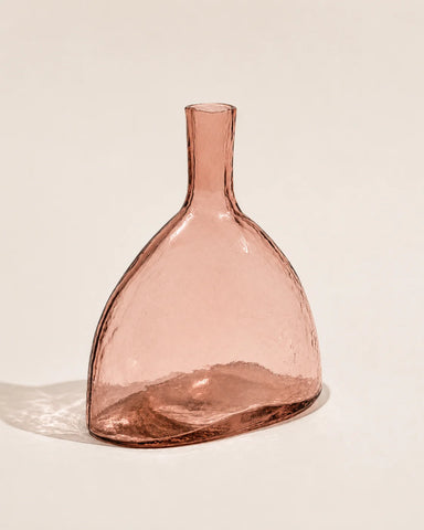 Hearth Handblown Hammered Bud Vase