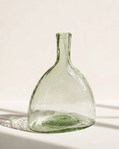 Hearth Handblown Hammered Bud Vase