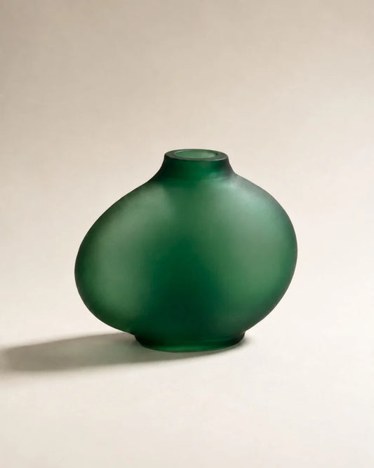 Pebble Handblown Hammered Bud Vase