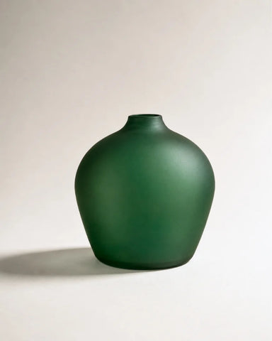 Bloom Handblown Hammered Bud Vase