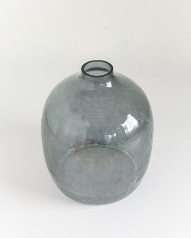 Handblown Hammered Glass Hebron Vase