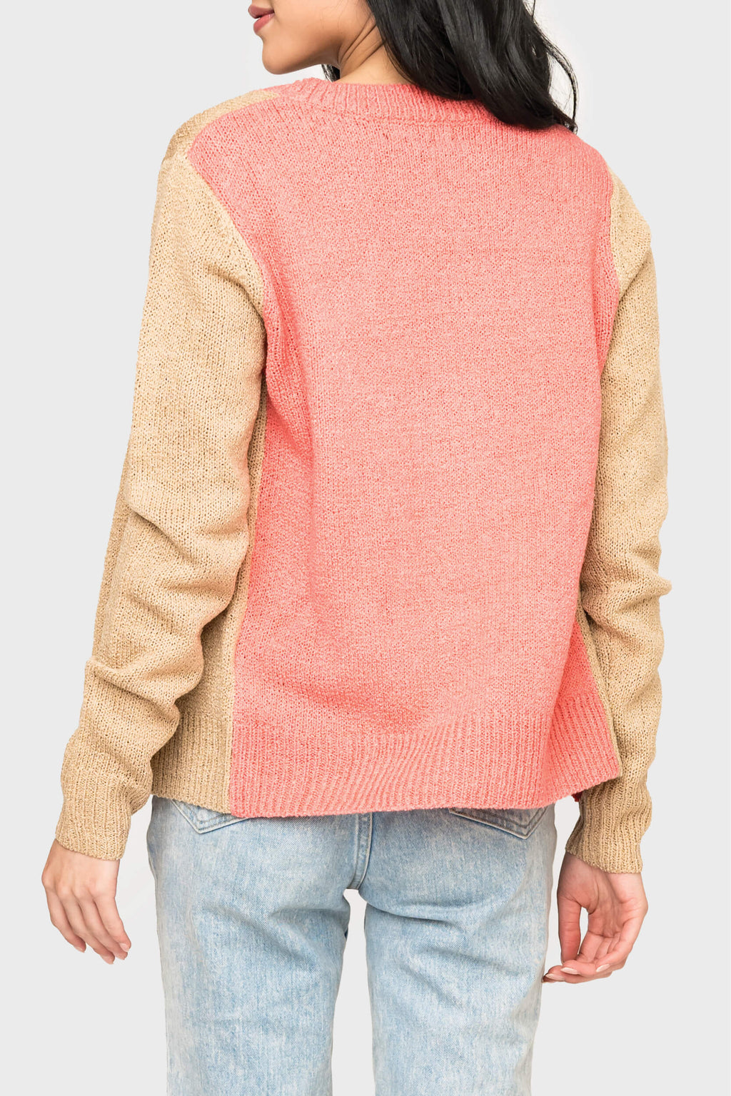 Button Front Colorblock Cardigan in - 25, LAYERS, 254, SALE photo