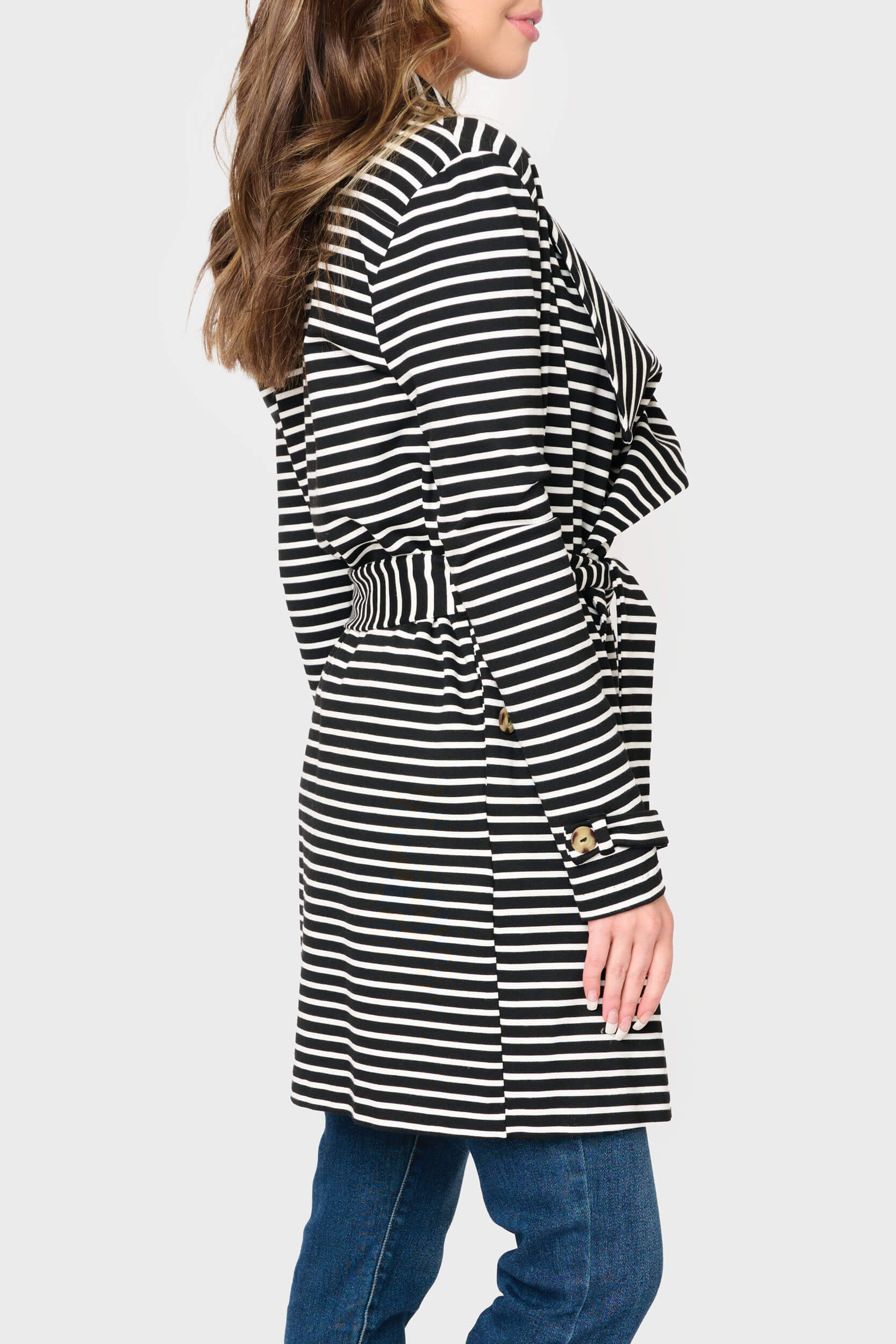 Belted Ponte Topper Jacket in - 20, JACKETS, 202, SALE photo