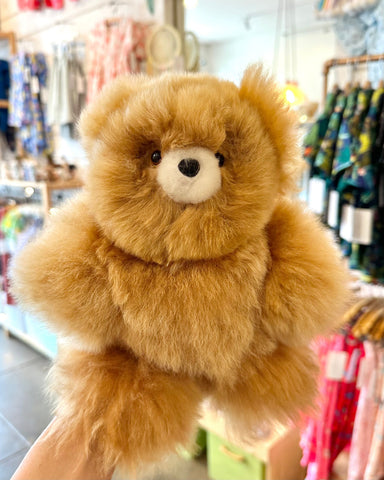 Neutral Tone Baby Alpaca Bear Medium in - photo