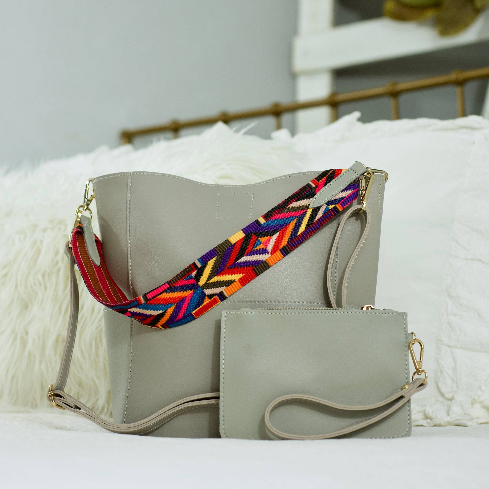 Jordyn Handbag in Gray - Bags photo
