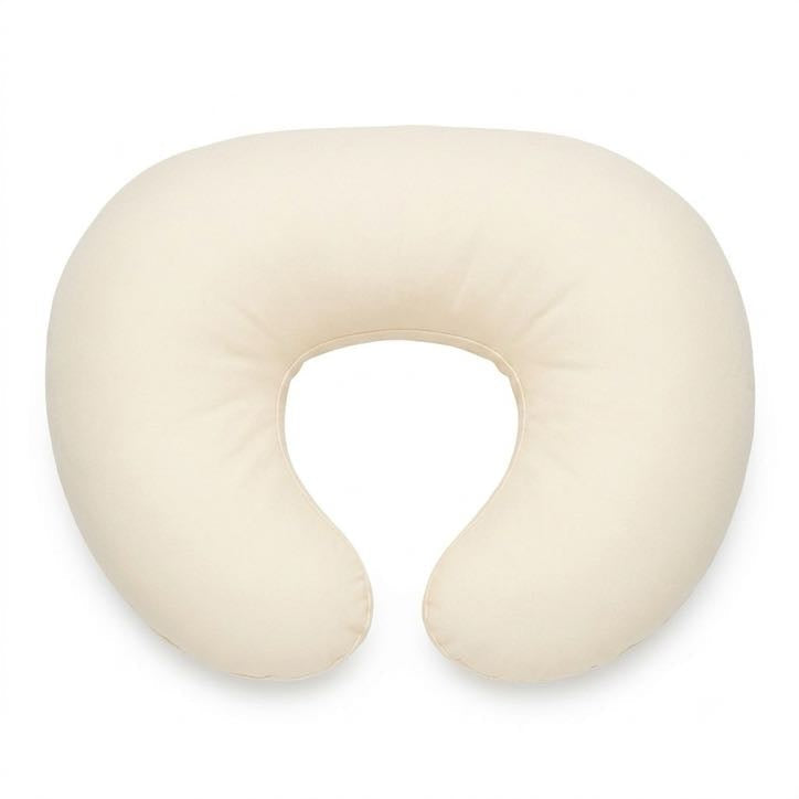 Little Mae & Co. Cream Ruffle Nursing Pillow Cover - Original Cover No Ruffle