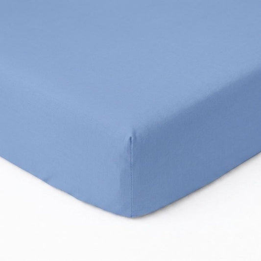 Little Mae & Co. Blue Crib Sheet -