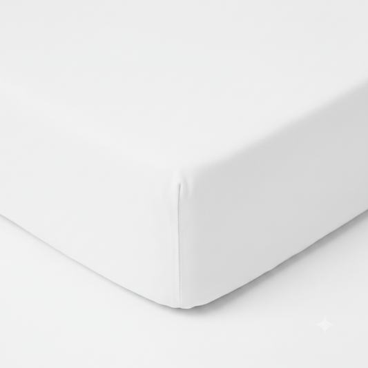 White Crib Sheet