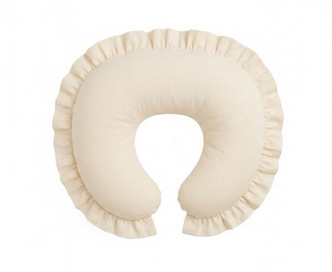 Little Mae & Co. Cream Ruffle Nursing Pillow Cover - Original Cover Ruffle