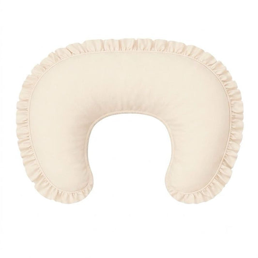 Little Mae & Co. Cream Ruffle Nursing Pillow Cover - New Ruffle