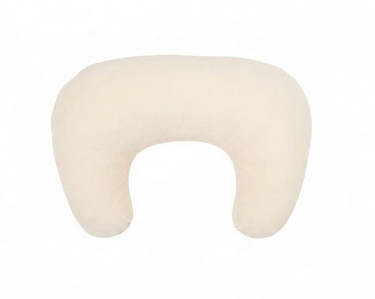 Little Mae & Co. Cream Ruffle Nursing Pillow Cover - New No Ruffle