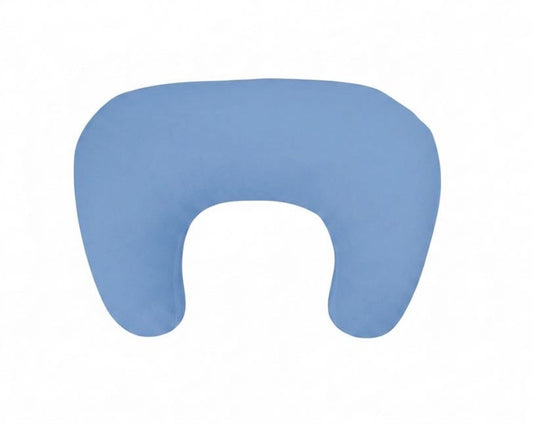 Little Mae & Co. Blue Ruffle Nursing Pillow Cover - New No Ruffle