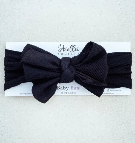 Baby Bows - Baby Hair Accessories in Black - Accessories photo