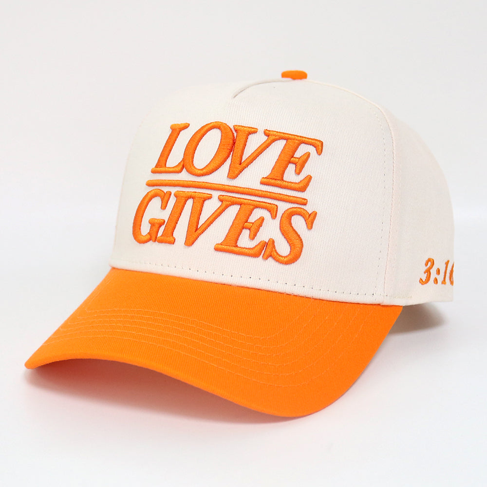 LOVE GIVES Hat in Orange dream - Merch photo
