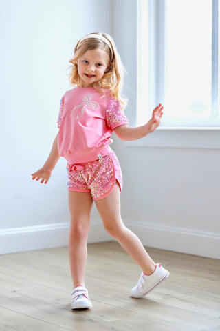 Sparkle Sport Set ~ Pink Bow