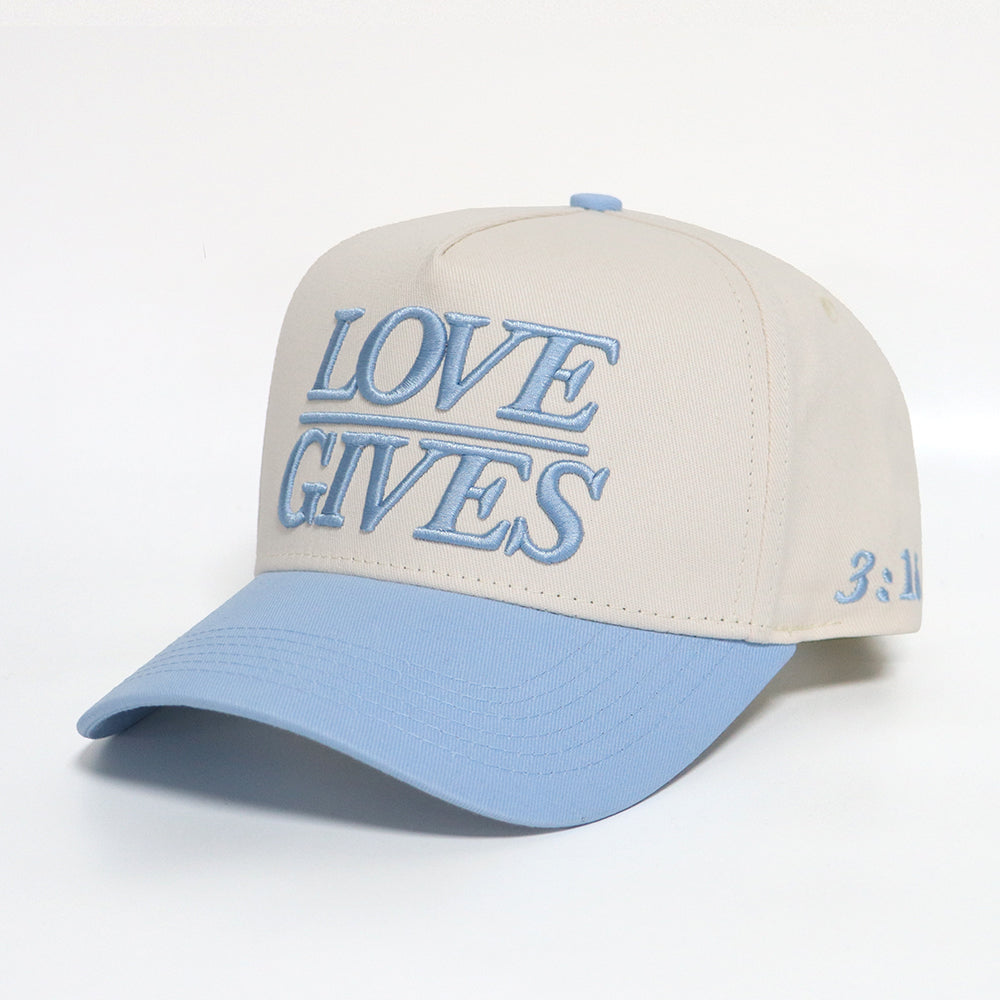 LOVE GIVES Hat in Baby blue - Merch photo