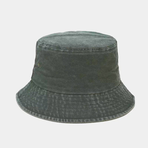 Distressed Bucket Hats in Army - photo