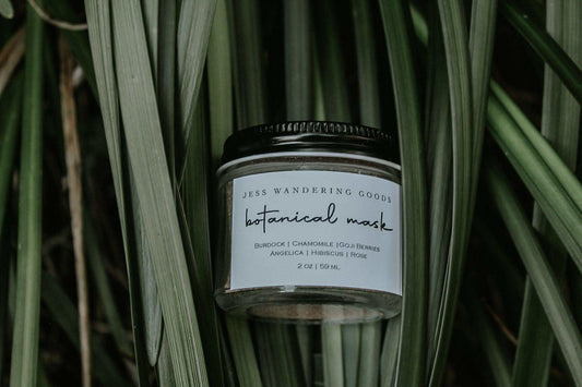 Jess Wandering Goods Botanical Mask in - Face Mask photo