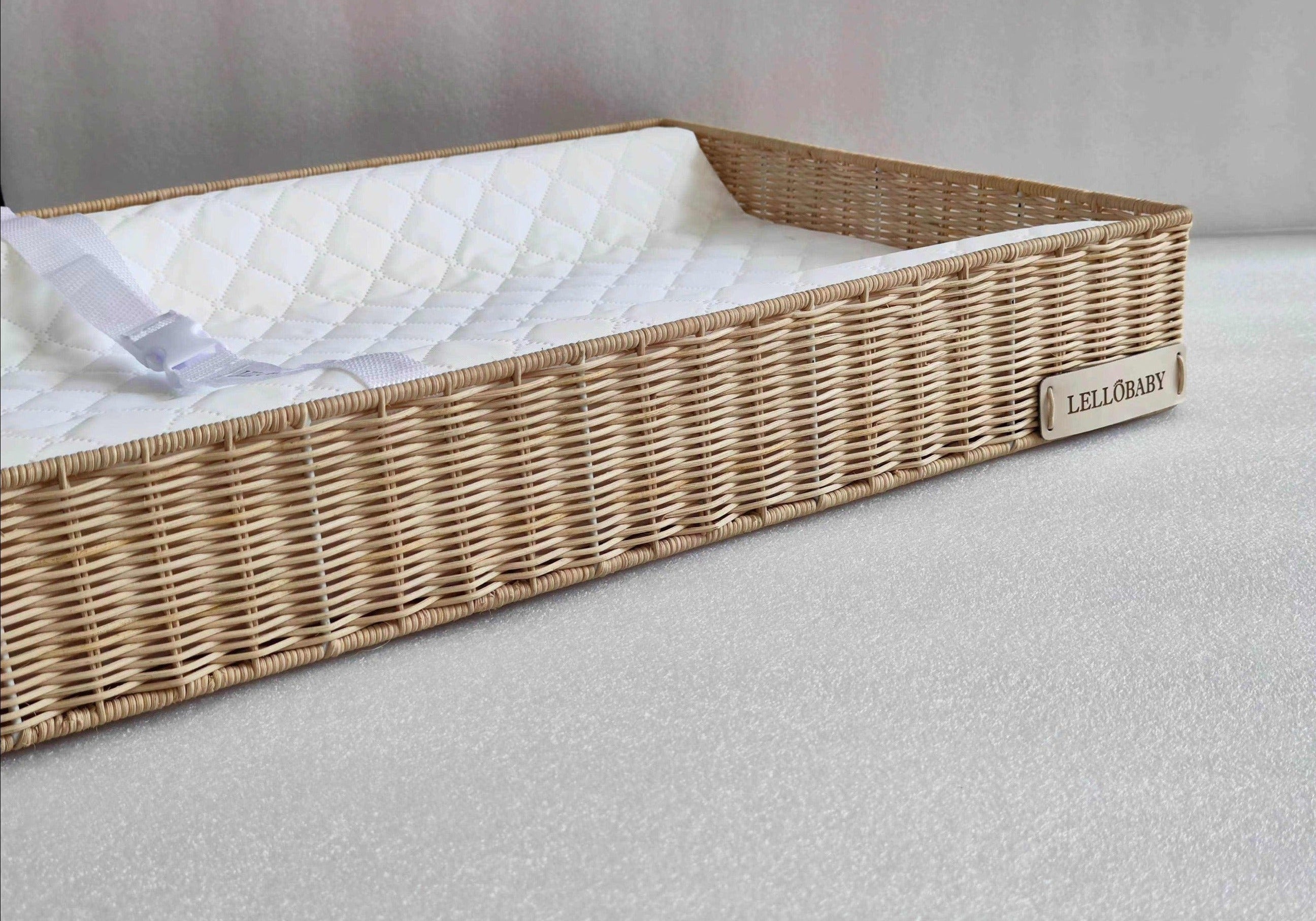 LELLOBABY™ X Hampton BABY- Rattan Wicker Changing Tray Premier in - Baby & Toddler photo