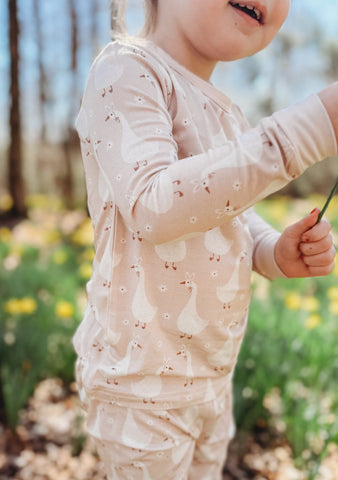 Silly Goose on the Loose 2pc Bamboo Pajamas in - photo