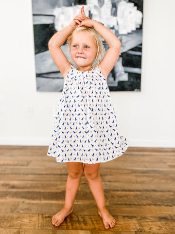 Dino Trapeze Dress in - photo