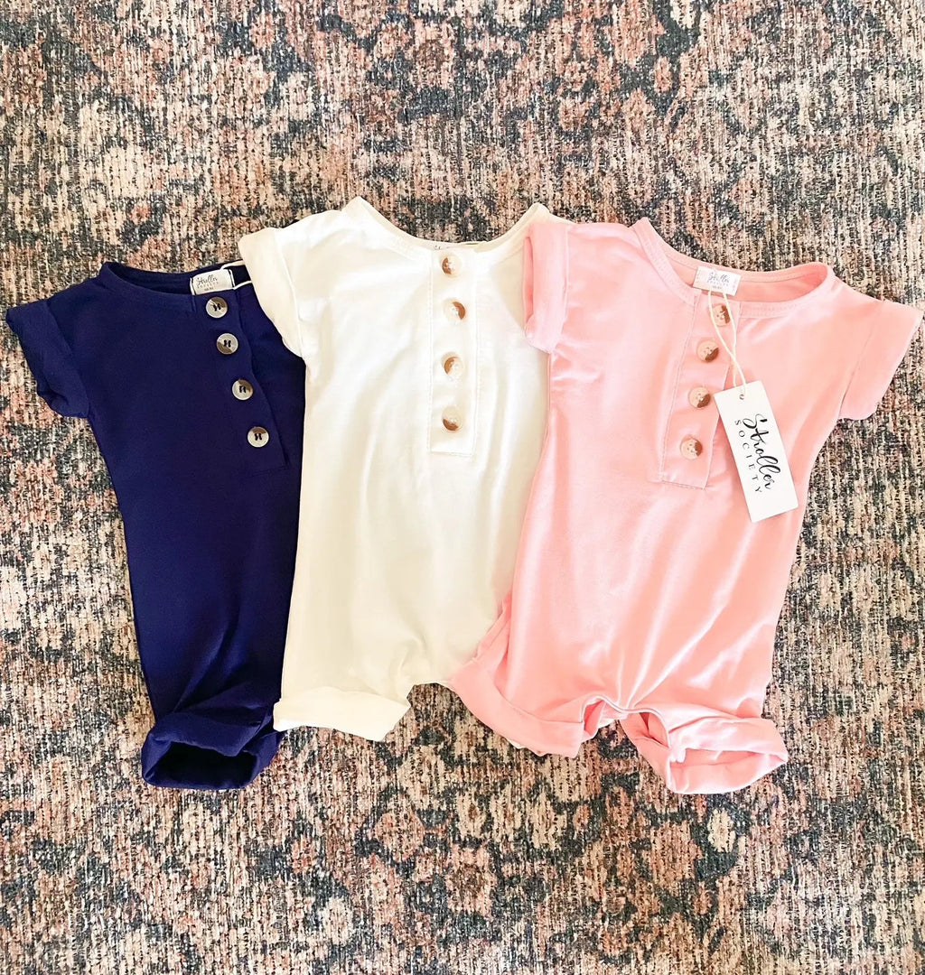 Baby Romper - Knit Romper - Infant Romper - Baby Clothes for Girls and Boys in - Onesies photo