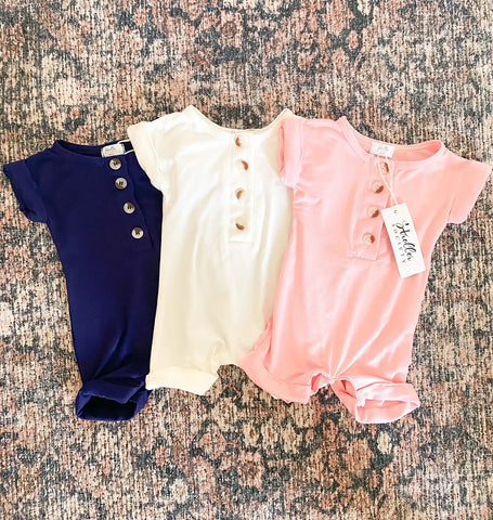 Baby Romper - Knit Romper - Infant Romper - Baby Clothes for Girls and Boys in - Onesies photo