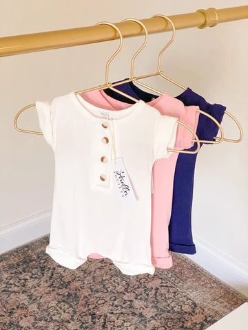 Baby Romper - Knit Romper - Infant Romper - Baby Clothes for Girls and Boys in - Onesies photo