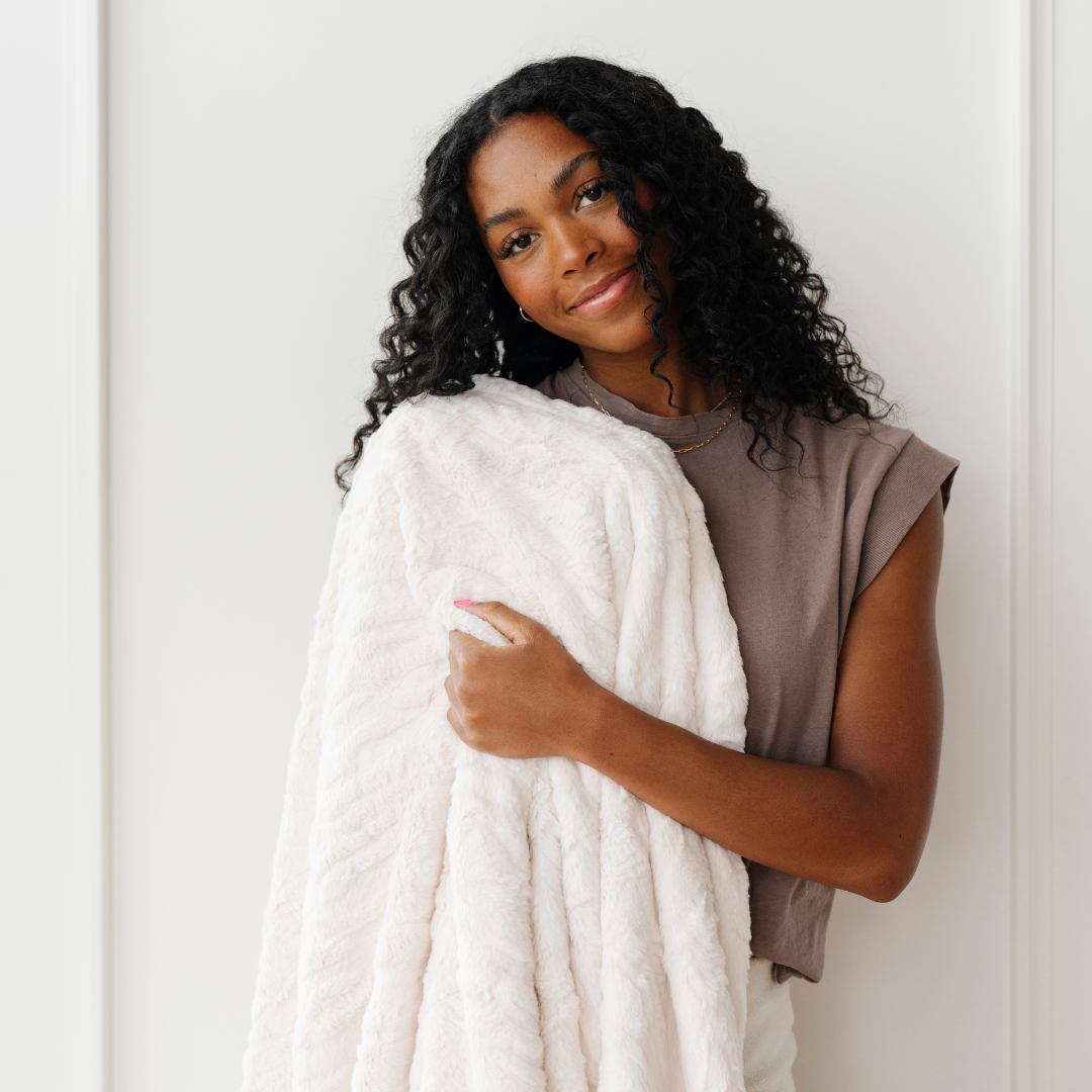 PATTERNED FAUX FUR THROW BLANKETS in - Throw Blanket photo