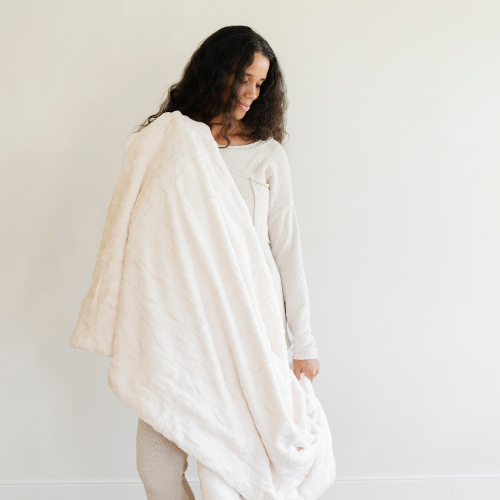 PATTERNED FAUX FUR THROW BLANKETS in - Throw Blanket photo