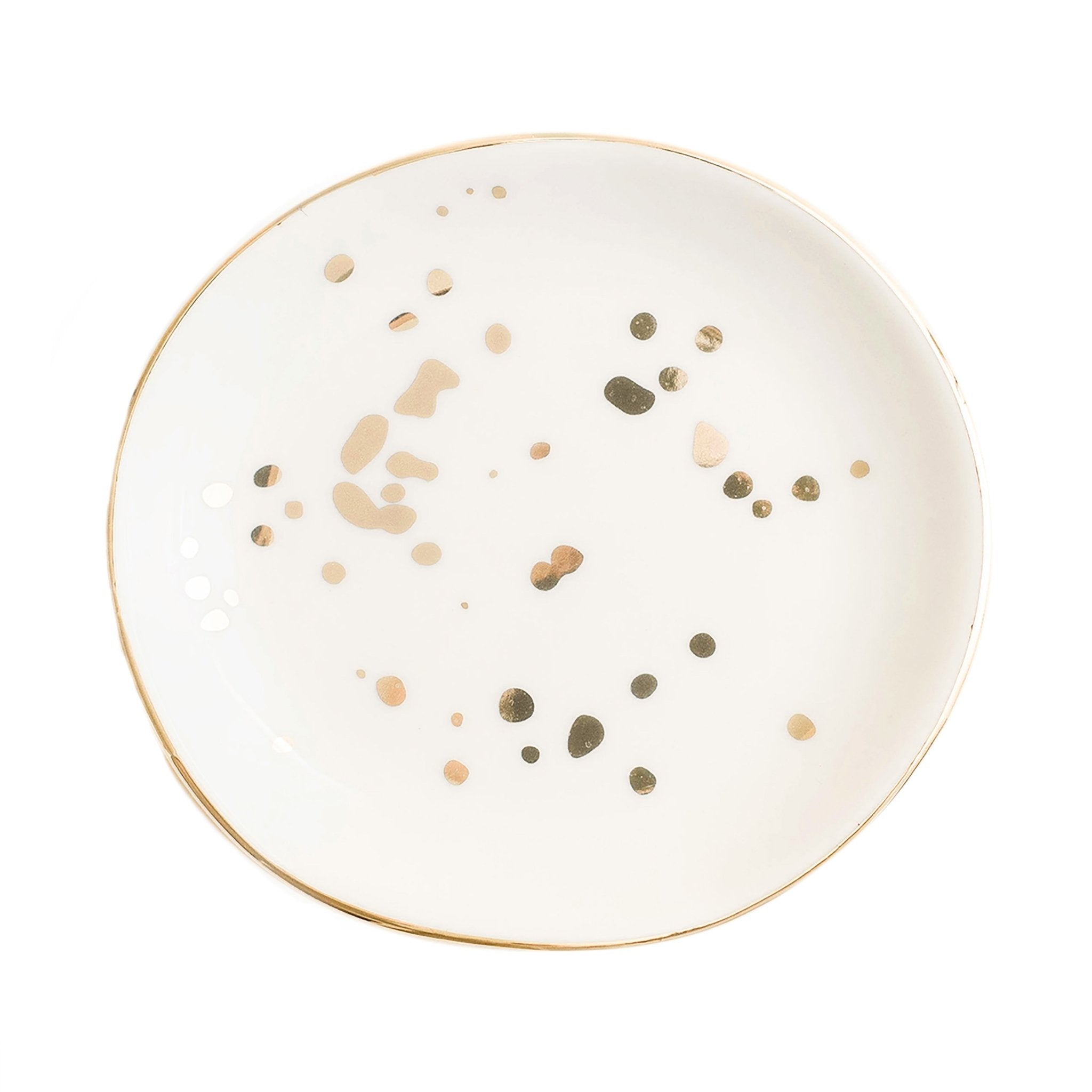 Gold Speckled Jewelry Dish in - Jewelry Dishes photo