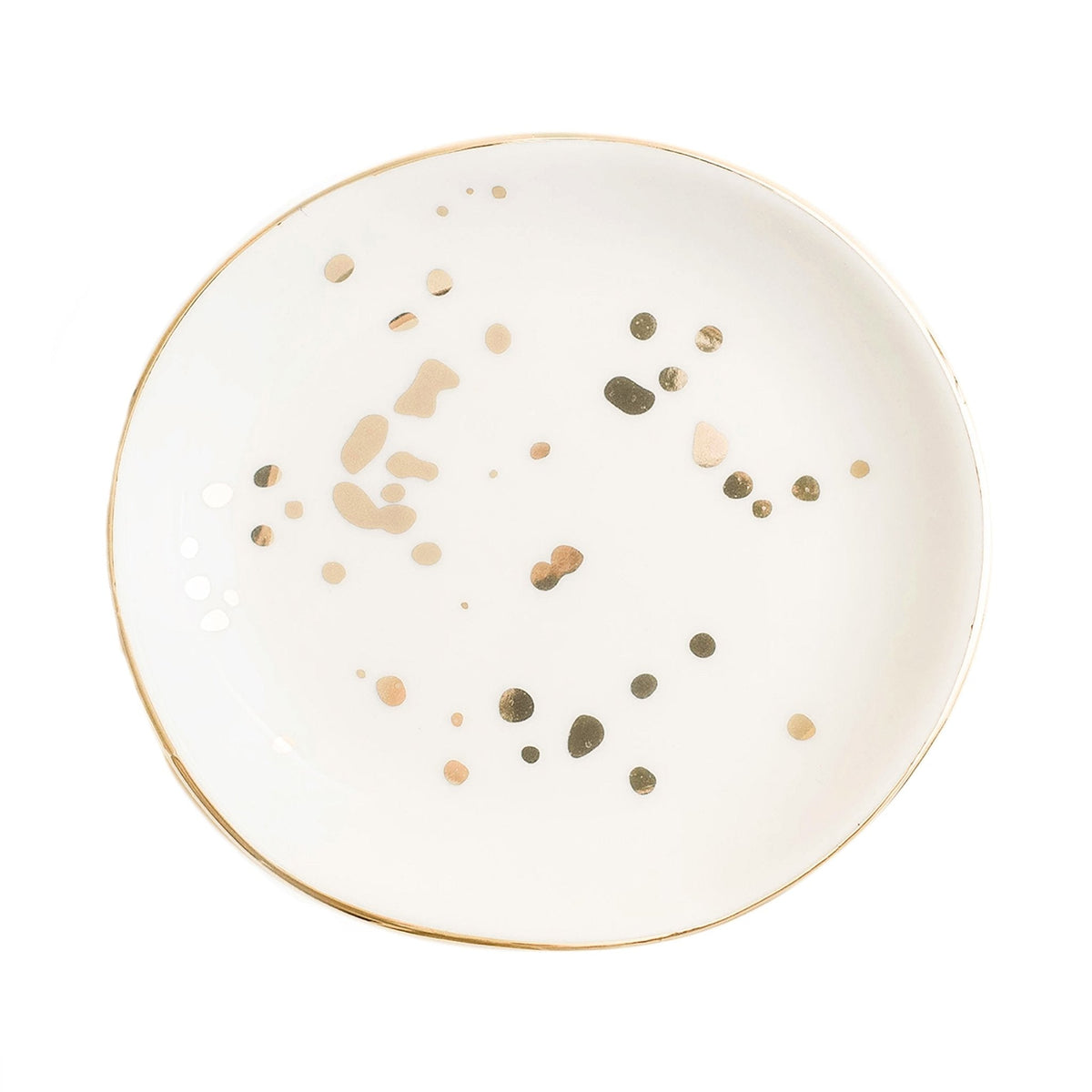 Gold Speckled Jewelry Dish in - Jewelry Dishes photo