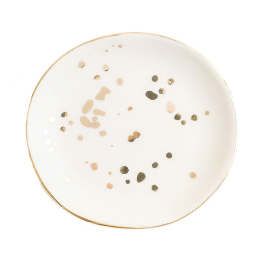 Gold Speckled Jewelry Dish in - Jewelry Dishes photo