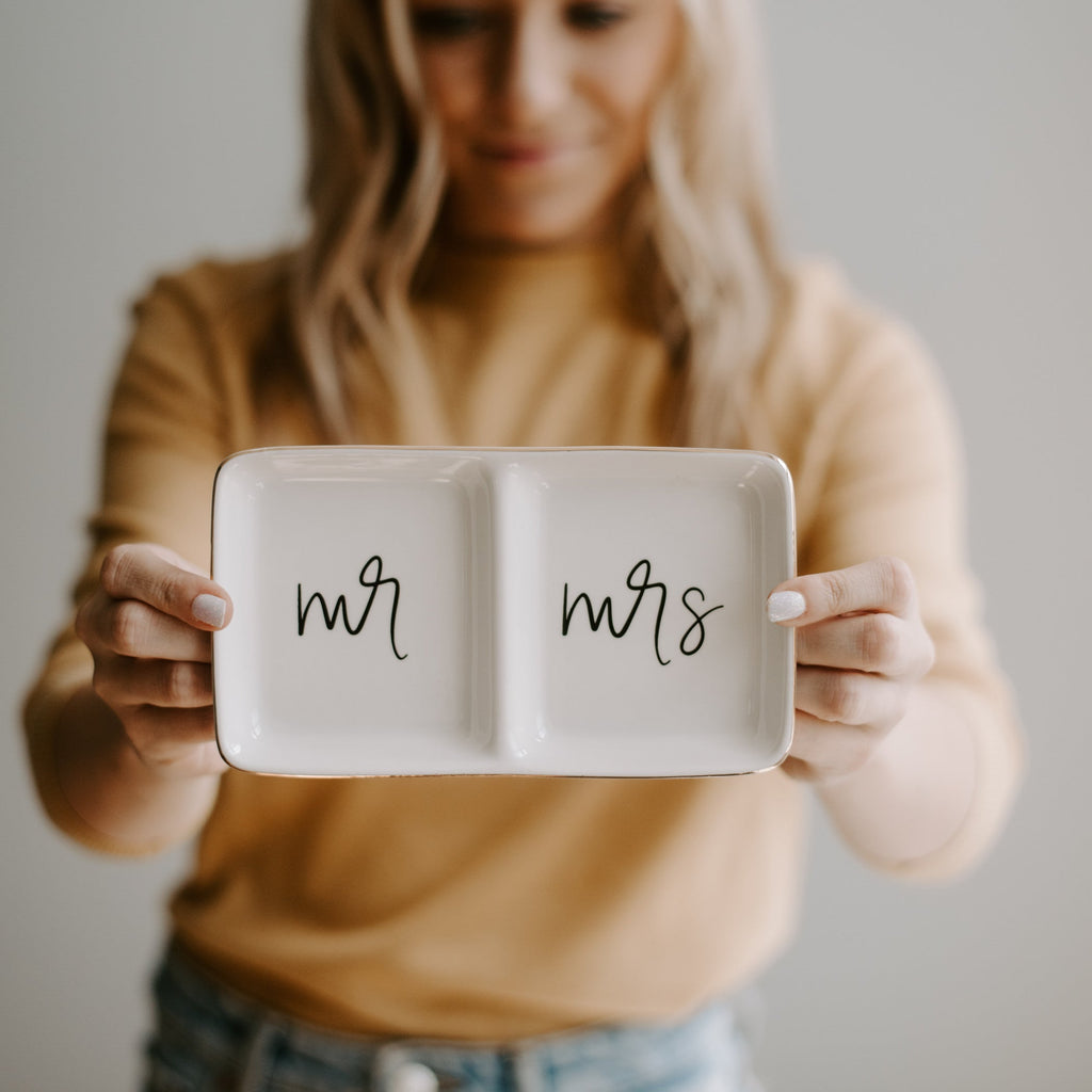 Mr. and Mrs. Jewelry Dish - SwagglyLife Home & Fashion