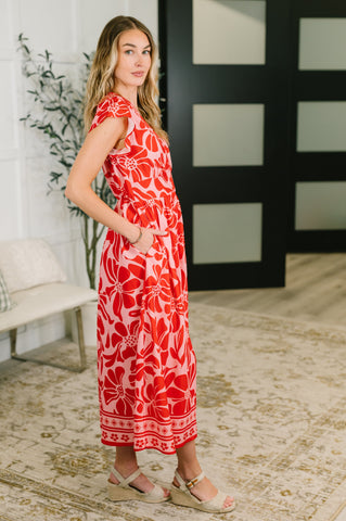 Just Yesterday Front Button Down Dress -