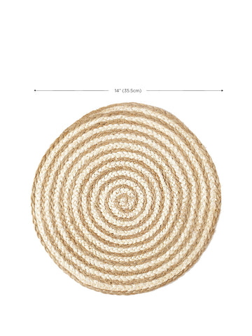 Kata Spiral Placemat - Natural (Set of 4) in - KITCHEN photo