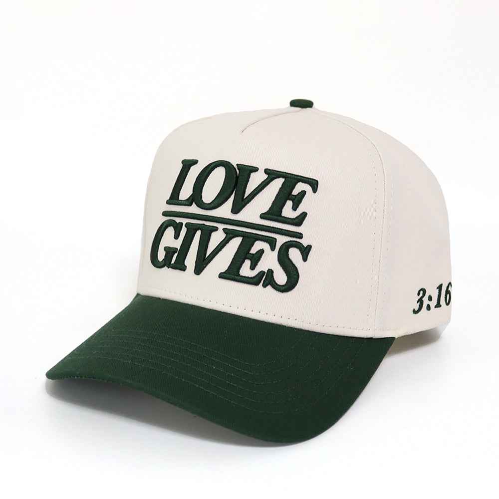 LOVE GIVES Hat in Dark green - Merch photo